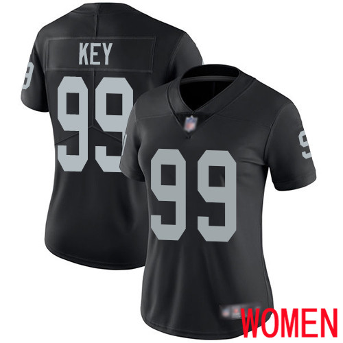 Oakland Raiders Limited Black Women Arden Key Home Jersey NFL Football #99 Vapor Untouchable Jersey